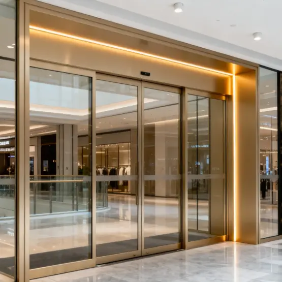 ॲल्युमिनियम मिश्र धातु इलेक्ट्रिक दरवाजे