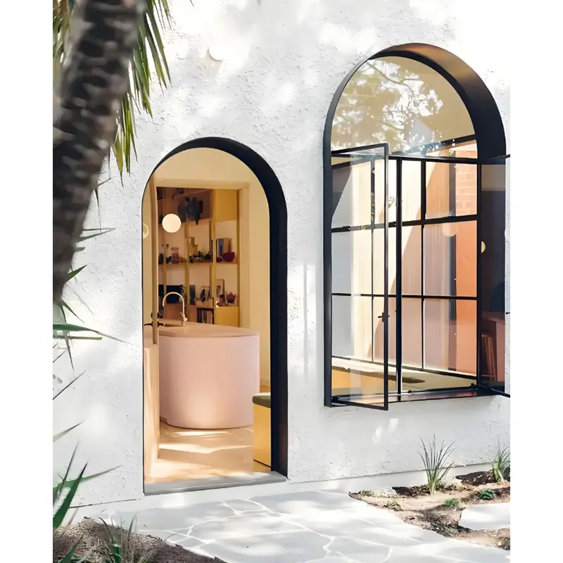 ॲल्युमिनियम मिश्र धातुच्या आकाराच्या खिडक्या