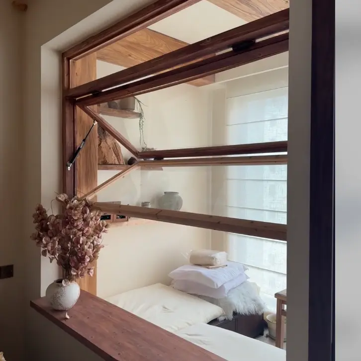 ॲल्युमिनियम मिश्र धातु टॉप-हिंग्ड विंडोज